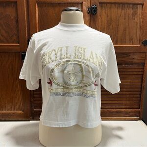 White Jekyll Island Graphic T-Shirt